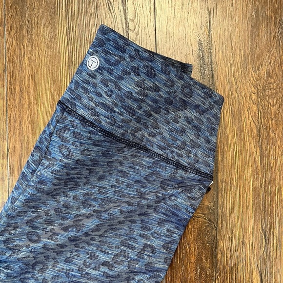 🆕 T by Talbots SPACE DYE ANIMAL EVERYDAY STRETCH LEGGINGS SZ MED - Picture 3 of 9